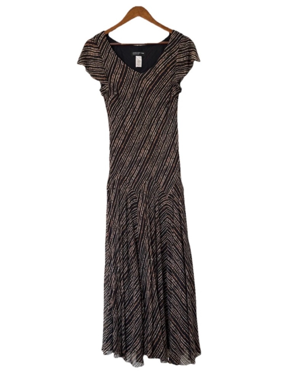 Jones New York Collection, 100% Silk Maxi dress, Sz: 10